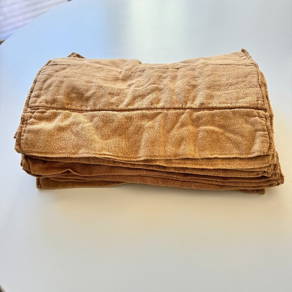 Large Organic Natural Color Prefold Diapers (Dozen)